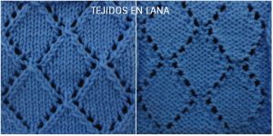 Como Tejer Punto Rombos Calados