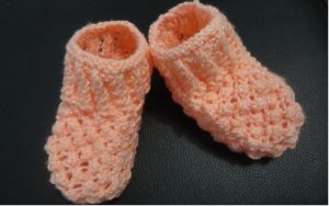 Botitas De Bebé A Dos Agujas