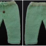 Pantalón De Lana Para Bebé – Tejido a Dos Agujas